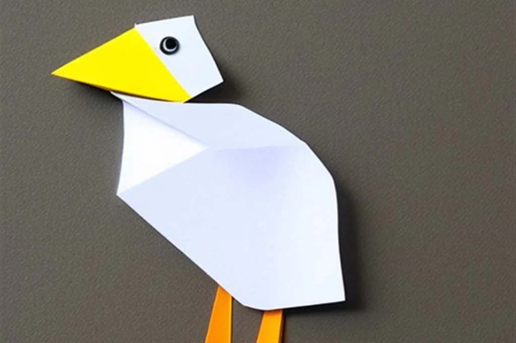 Jak zrobić dziób ptaka z papieru