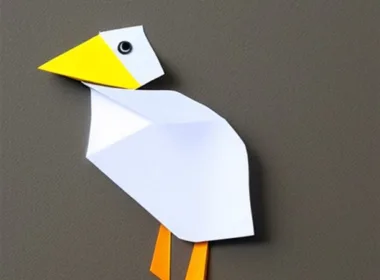 Jak zrobić dziób ptaka z papieru